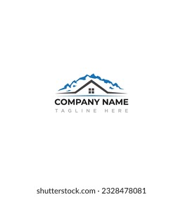 Home iceberg Logo vector perfect for home services, real estate, mortgage