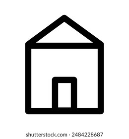 Icono de la casa (2) diseño en estilo relleno y contorneado
