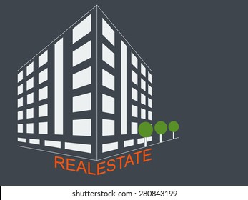 Home icon abstract concept. Real estate development architecture concept symbol.