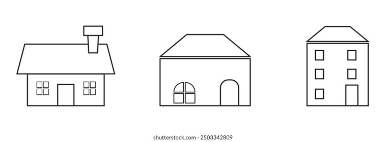 home icon for apps and websites, House icon design eps 10