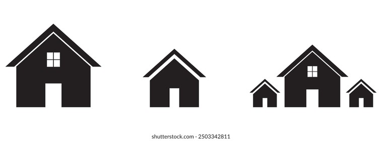 icono de casa para App y Sitios web, diseño de icono de casa eps 10