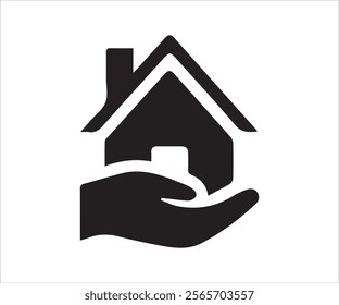 Home icon Black png and jpeg vector illustration