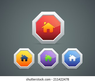 Home Icon Buttons 