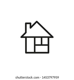 Home icon. Can use for icon, application, web, infographic element