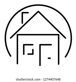 home icon in circle