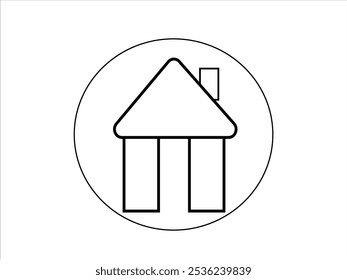 Home Icon, home icon collection, symbol house, vector illustration .eps