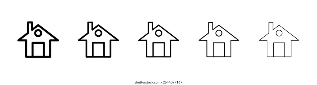 Home icon concept. graphic design, logo, Web, UI.