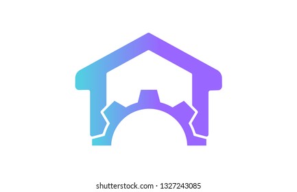 home icon concept. modern gradient style