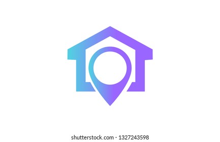 home icon concept. modern gradient style