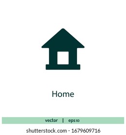 Icono de inicio elemento vectorial eps 10