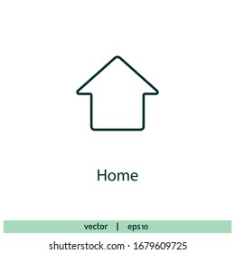 Home icon design element vector eps 10