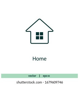 Home icon design element vector eps 10