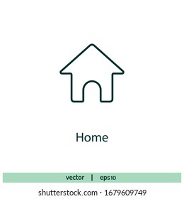 Home icon design element vector eps 10
