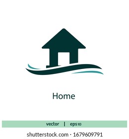 Home icon design element vector eps 10