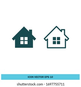 icono de hogar elemento de diseño vectorial eps 10