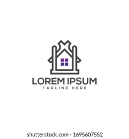 home icon design template elements