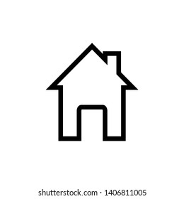 home icon icon design template. Trendy style, vector eps 10