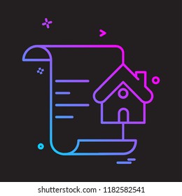 Home icon design vector 