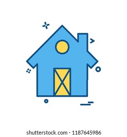 Home icon design vector