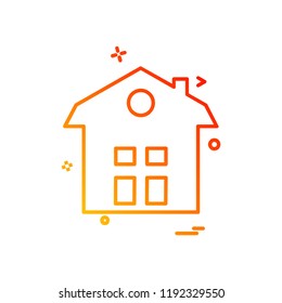 Home icon design vector