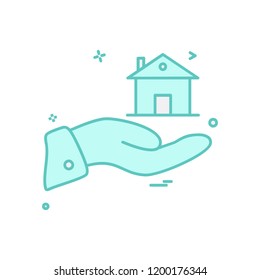 Home icon design vector