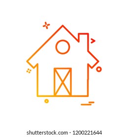 Home icon design vector
