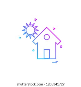Home icon design vector