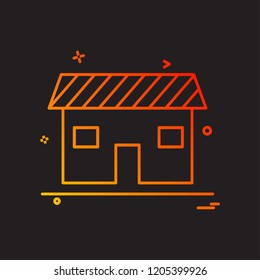 Home icon design vector