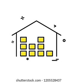 Home icon design vector