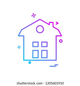 Home icon design vector