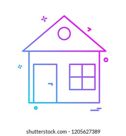 Home icon design vector