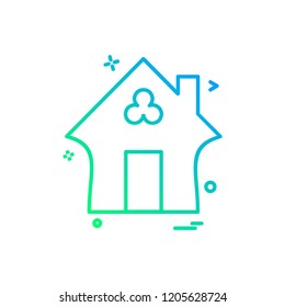 Home icon design vector