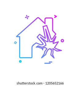 Home icon design vector