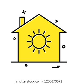 Home icon design vector 