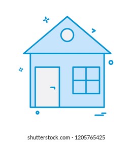 Home icon design vector