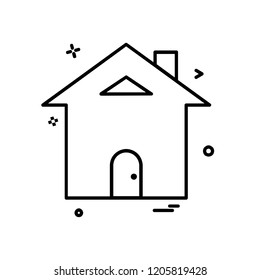 Home icon design vector
