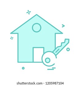 Home icon design vector 