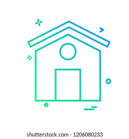 Home icon design vector