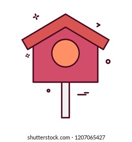 Home icon design vector