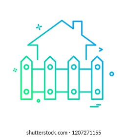 Home icon design vector