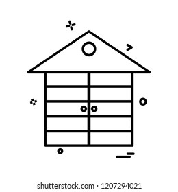 Home icon design vector