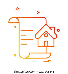Home icon design vector 