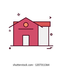 Home icon design vector