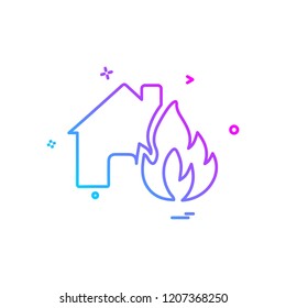 Home icon design vector
