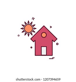 Home icon design vector