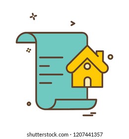 Home icon design vector 