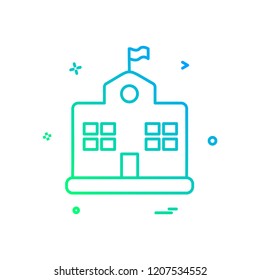 Home icon design vector