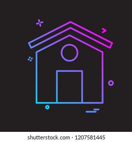 Home icon design vector