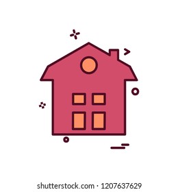 Home icon design vector