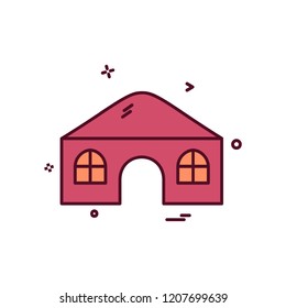 Home icon design vector